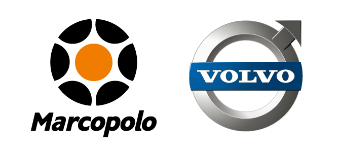 logo Marcopolo Volvo